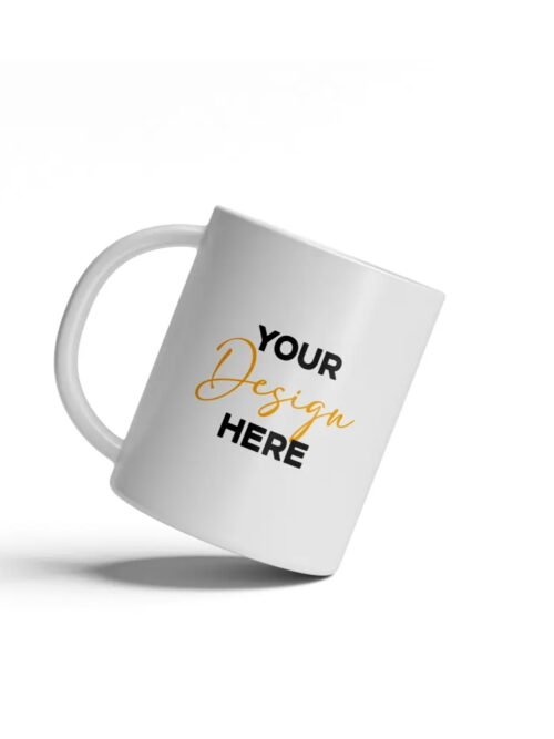 Personalized White Ceramic Tea / Coffee Mug (330 ml)