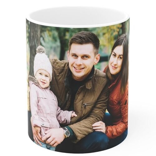 Premium Customized|Personalized Photo on Coffee Mug|Cup for Gift - White Ceramic Mugs Name Gifts for Birthday 350 ml | Microwave & Dishwasher Safe | Office Home Gift Mug